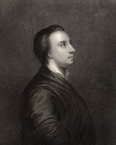 Mark Akenside, gravado por R. Woodman, de &39;The National Portrait Gallery Volume IV&39;, publicado em 1820